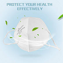 Маска для захисту здоров'я Aosanity KN95/FFP2, 4-шарова респіраторна маска (10 шт.), Amazon, Германі, фото 5