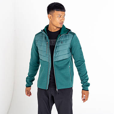 Кофта чоловіча Dare2b Narrative II Full Zip Sweater L Green/Marl, фото 4