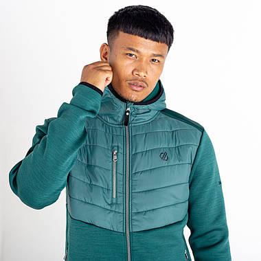 Кофта чоловіча Dare2b Narrative II Full Zip Sweater L Green/Marl, фото 5