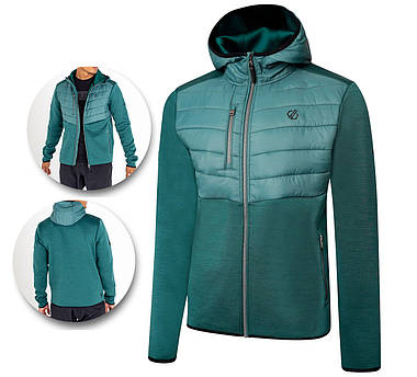 Кофта чоловіча Dare2b Narrative II Full Zip Sweater L Green/Marl, фото 6