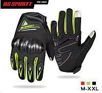 Перчатки RS SPURTT (mod:06, size:L, черно-зеленые)