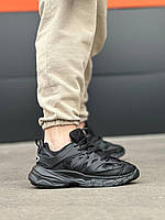 Мужские черные демисезонные кроссовки 41-45 размер стильные кроссовки для парня топ качество подошва пена