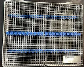 Касета для стерилізації на 20 інструментів