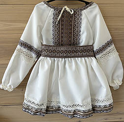Вишитий костюм для дівчинки,  вишиванка дитяча, розмір 1, зріст 86 см