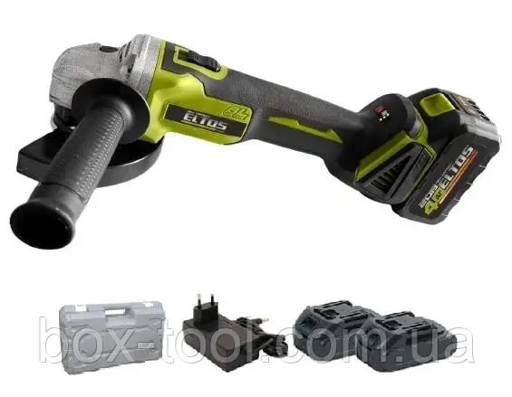 Болгарка аккумуляторная Eltos МШУ-125/20 BL (бесщеточная, 20В, 2 ...