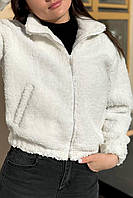 Шубка куртка - рубашка меховая Женская ТЕДДИ Ткань пальтовый «Тедди» Размеры: 42-44,46-48,50-52