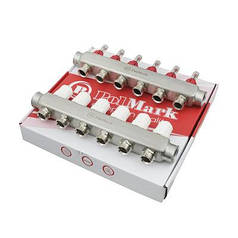Колектор для теплої підлоги Polmark 1"X3/4" 6 контурів