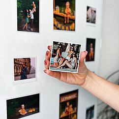 Фотомагніти набір 12 шт. розміру S – Друк Фото на Магнітах Квадратної Форми