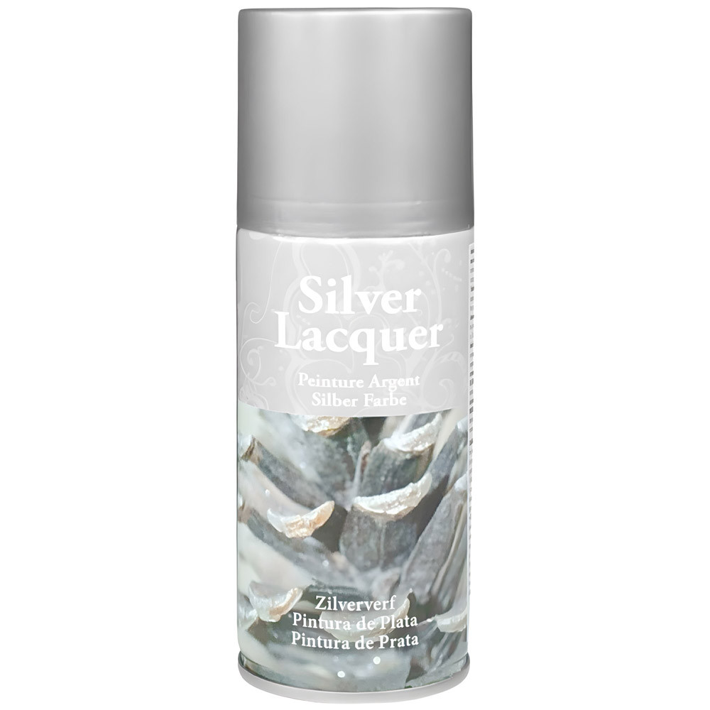 Фарба для живих квітів та декору (срібло) 150 мл, фото 1