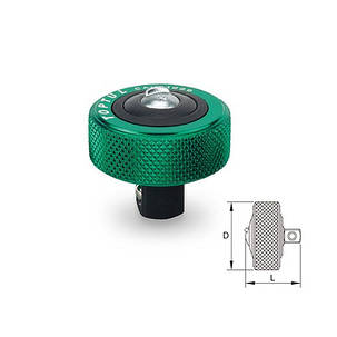 Міні трещітка дискова 1/4" TOPTUL 52 зубця CAUB0826, фото 2