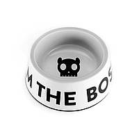 Миска меламиновая I'm The Boss Zee.Dog - Zee.White S 18см/600мл