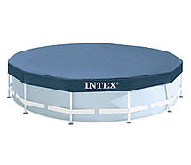 Тент для каркасного круглого басейну Intex 28031 (діаметр 366 см, матеріал ПВХ), фото 5