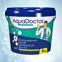 Флокулянт Aquadoctor FL (коагулянт) гранулированный от мутной воды в бассейне, 5кг