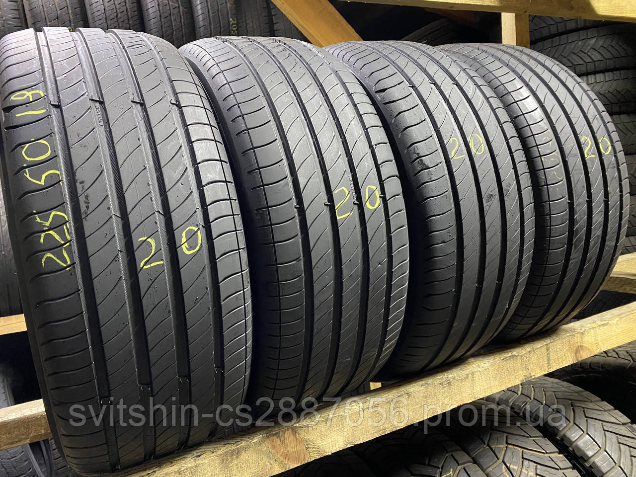 Шини Літо 225/50R18 Michelin Primacy4 6+мм 2020рік 4шт