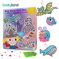 Діамантова мозаїка Tookyland Корона Big Gem Art Kit