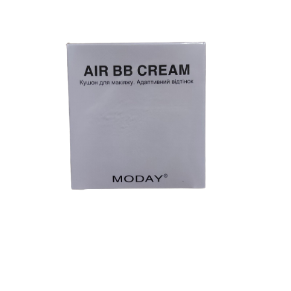 Уцінка! Адаптивний повітряний кушон для макіяжу MODAY CUSHION AIR BB CREAMSPF4 з маслом Ши та УФ фільтром
