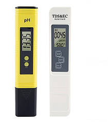 Комплект тестерів якості води солемер TDS EC і PH-02