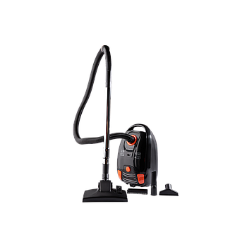 Пилосос Liberton LVC-0701B ECO BLACK, 700Вт, всмоктування 170Вт, багаторазовий текстильний мішок 3.5л, шнур 5.2м, чорний