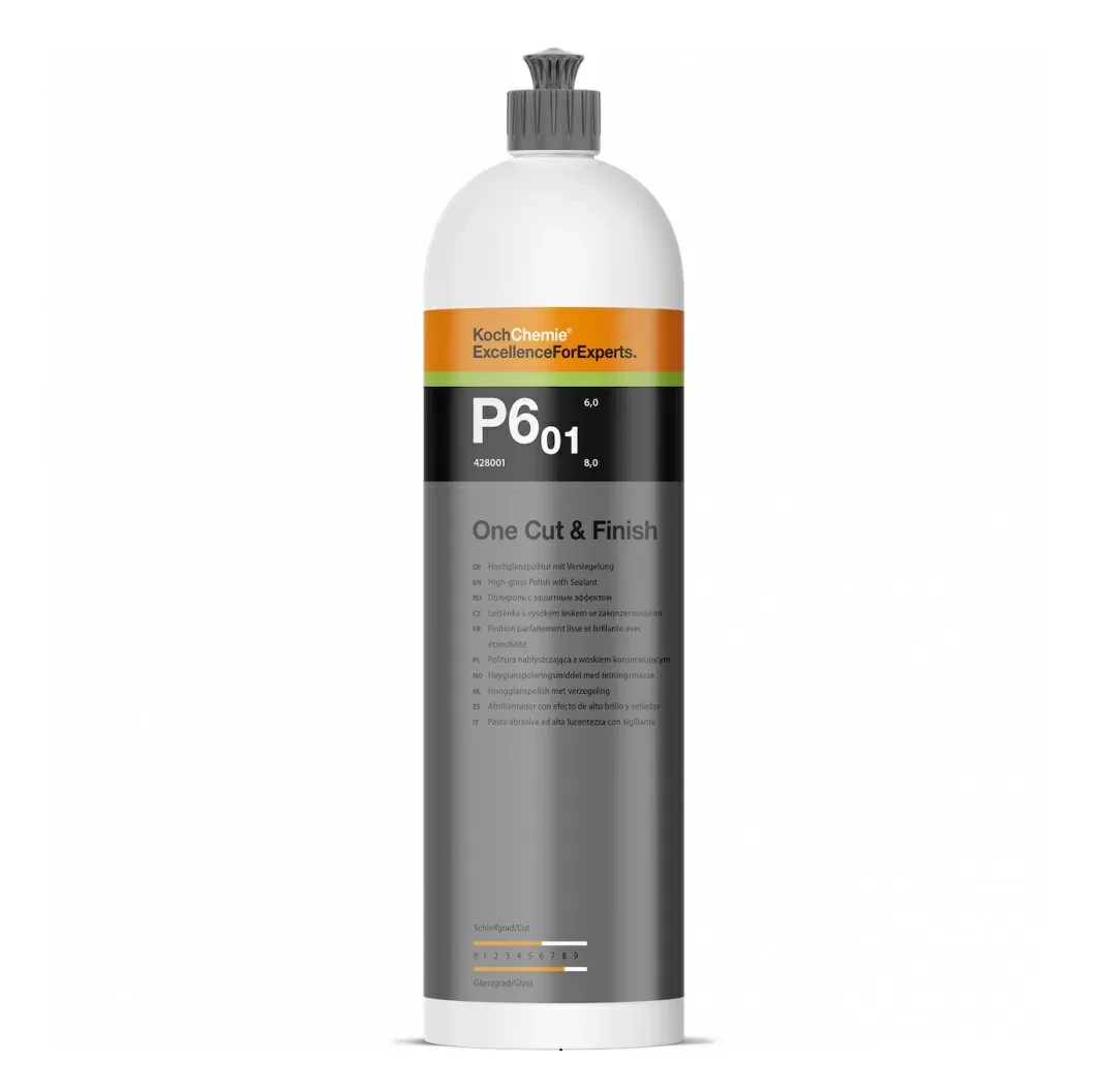Полірувальна паста Koch One Cut and Finish P6.01 середньої абразивності 1 л, фото 1