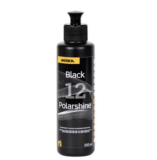 Polarshine 12 Black Полірувальна паста Mirka 250 мл, фото 1