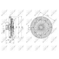 Вентилятор радіатора PR00069383 на BMW Seria 7 2001-2008