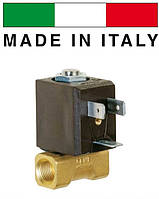 Электромагнитный клапан для воздуха 1/4, НЗ, 6610 CEME Italy, 90 C°, 220В, нормально закрытый прямого действия