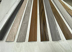 Ламінований алюмінієвий поріг прихованого монтажу, ширина 30 мм, висота 5 мм, довжина 0,9 метра