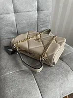 Жіноча сумочка Chanel Beige Gold