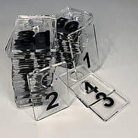 Гардеробні номерки та брелки. Наклейки для гардеробу 