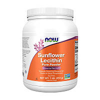 Порошкообразная добавка лецитина Sunflower Lecithin Pure Powder (454 g), NOW Китти