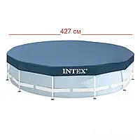 Тент для каркасного круглого бассейна Intex 28032 (диаметр 427 см, материал ПВХ)