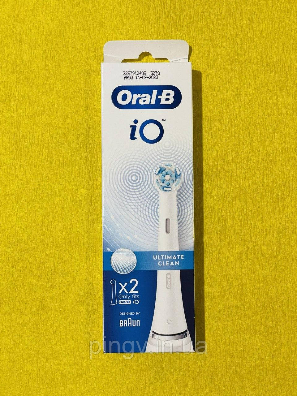 Насадки для електричної зубної щітки Oral-B iO Ultimate Clean 2 шт.