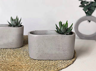 Органайзер для канцелярії/Підставка для ручок/Органайзер із бетону/Дізайнерський органайзер ручної роботи