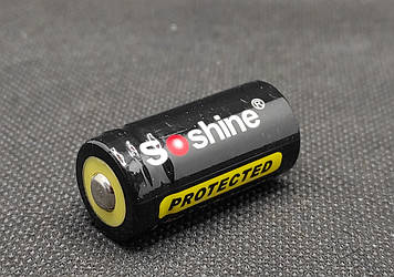 Акумулятор Soshine RCR123P 3,7V 700mAh із захистом ( 1шт. )
