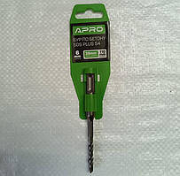 Бур (свердло) для бетону 6x110 мм APRO SDS PLUS S4