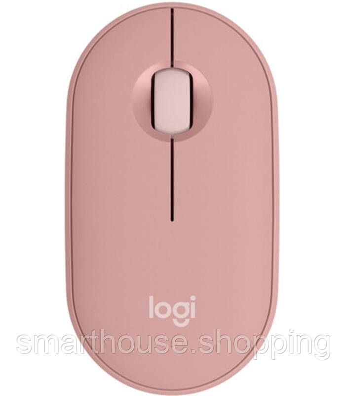 Миша бездротова Logitech Pebble Mouse 2 M350s Rose (910-007014), фото 1