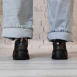 Жіночі шкіряні чорні кросівки, що переливаються, хамелеон, фото 4