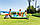 Ігровий надувний дитячий центр 201*201*36 см "Юрський парк", фігурки динозаврів, кактуси, 56132, фото 3
