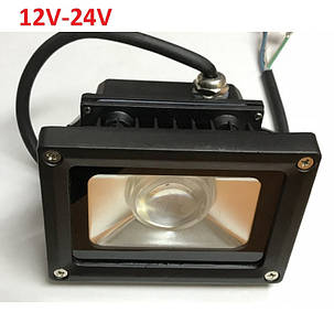 Світлодіодний лінзований прожектор 10 W 12-24 V DC 3000 К IP65 Код.59768, фото 2