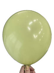 Латексні повітряні кульки 020 фісташковий 10 дюймів 100 шт.