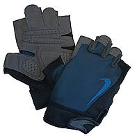 Рукавички для тренінгу Nike M ULTIMATE FG синій, чорний Чол XL