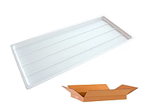 Піддон для сушарки посуду 54 см пластиковий білий (з пакуванням)