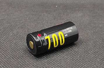 Акумулятор Soshine RCR123P 3,7V 700mAh із захистом та зарядкою від microUSB ( 1шт. )