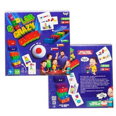 Гра настільна Color Crazy Cubes укр CCC-02-01U