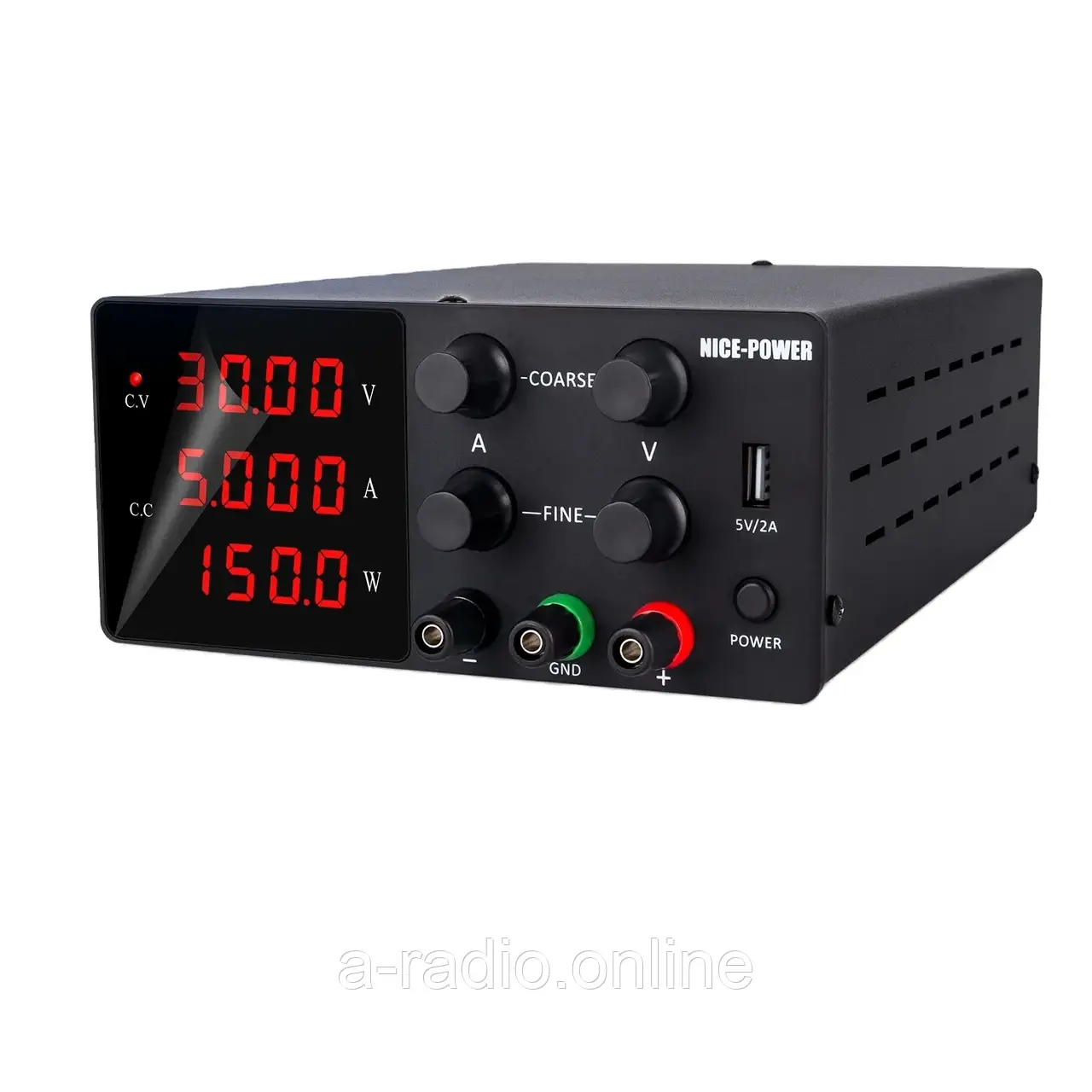 Імпульсний лабораторний блок живлення Nice-Power SPS-W305, (Резистор) Чорний