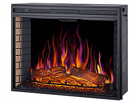 Електричний камін обігрівач з пультом керування, електрокамін для дому ARTIFLAME AF33 NEW (зі звуком), фото 4