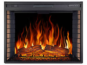 Електричний камін обігрівач з пультом керування, електрокамін для дому ARTIFLAME AF33 NEW (зі звуком), фото 2