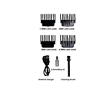 Машинка для стрижки волосся та бороди акумуляторна RAF R 427 з насадками бездротова для окантовки триммер, фото 4