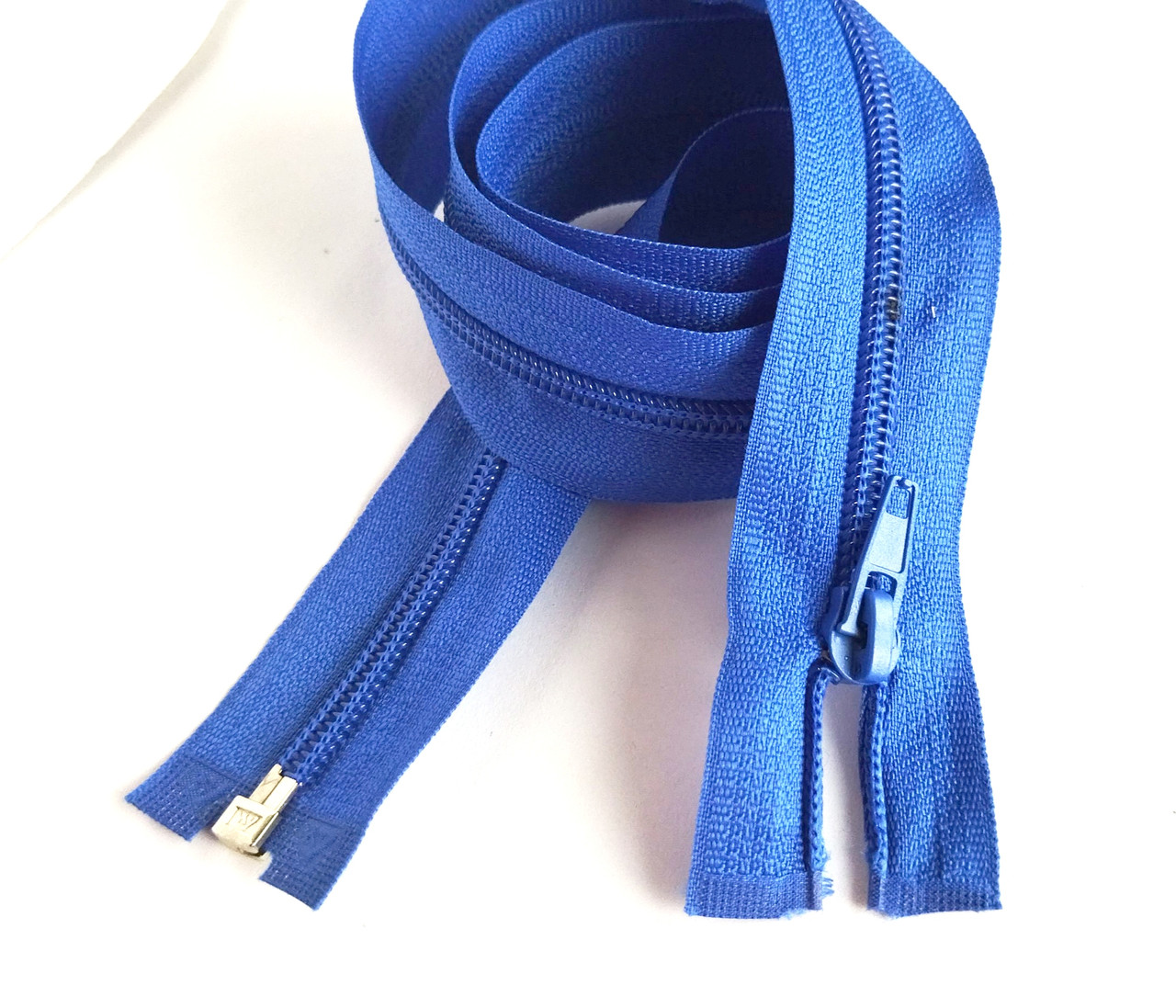 Роз'ємна блискавка права вита, Т5, 65 см, нейлон, №340 сапфіровий, фото 1