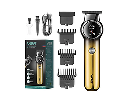 Тример для стрижки волосся і бороди VGR V-989 LED Display